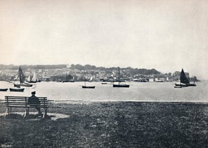 West Cowes - Pohled z East Cowes, 1895 od Unbekannt