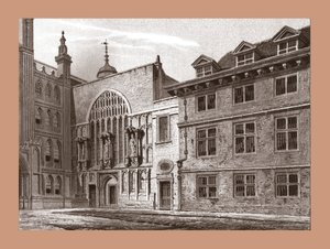 Západní fronta Guildhall Chapel, 1886 od Unbekannt