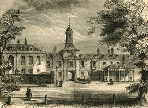 Západní fronta Kensingtonského paláce, c1876. od Unbekannt