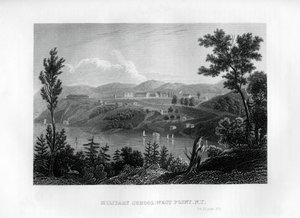 Vojenská škola West Point, New York, 1855 od Unbekannt