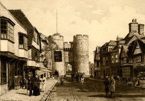 Westgate, Canterbury, 1898. od Unbekannt