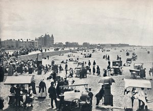 Weston-Super-Mare - Letní scéna na píscích, 1895 od Unbekannt