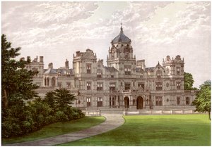 Westonbirt House, Gloucestershire, domov rodiny Holford, c1880 od Unbekannt