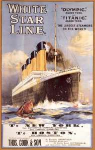 White Star Line. Titanic a Olympic, c. 1911 od Unbekannt