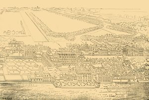Whitehall, od řeky, 1881. od Unbekannt