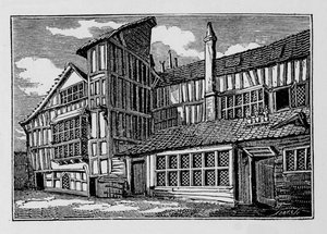 Whittingtons House v Swithins Passage, Moor Lane, City of London, 1823 1906 od Unbekannt