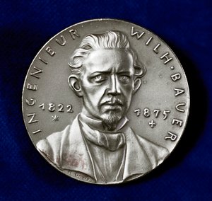 Wilhelm Bauer 1822-1875, německý vynálezce a průkopník stavitel ponorek od Unbekannt