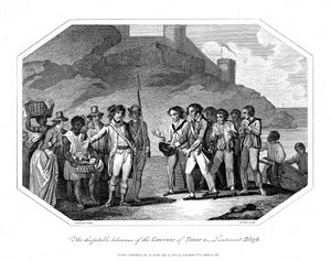 William Bligh, britský námořní důstojník přijat guvernérem Timoru, 14. června 1789 1802 od Unbekannt