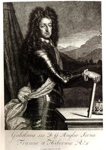 Vilém III Anglie a Orange 1650-1702 od Unbekannt