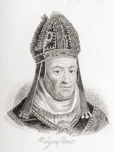 William Waynflete narozen jako William Patten, c. 1398 - 1486. od Unbekannt