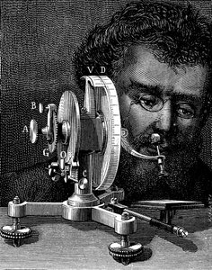 William Wollastons odrazový goniometr pro měření úhlů krystalů, 1874 od Unbekannt