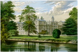 Wilton House, Wiltshire, domov hraběte z Pembroke a Montgomery, c1880 od Unbekannt