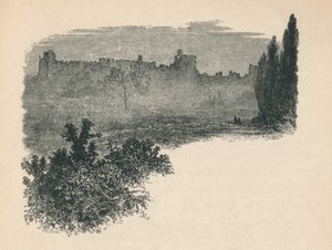 Hrad Windsor z Home Parku, 1895 od Unbekannt