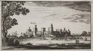 Hrad Windsor z jihovýchodu, 1600s. od Unbekannt