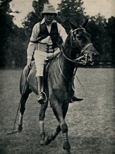 Winston Churchill hraje pólo, 20. léta, 1945. od Unbekannt