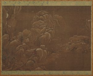 Zimní krajina, dynastie Ming nebo Qing, 15.-18. století. od Unbekannt