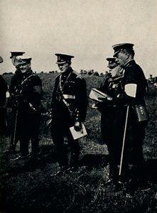 S generálem Frenchem na armádních manévrech, 1912, 1945. od Unbekannt