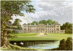 Woburn Abbey, Bedfordshire, domov vévody z Bedfordu, c1880 od Unbekannt
