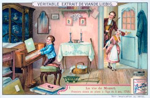 Wolfgang Amadeus Mozart v roce 1759 1906 od Unbekannt
