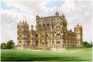 Wollaton Hall, Nottingham, Nottinghamshire, domov lorda Middletona, c1880 od Unbekannt