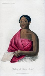 Žena ze Samojských ostrovů, 1848 od Unbekannt