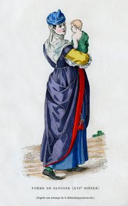 Žena z Bayonne, Francie, 16. století 1882-1884 od Unbekannt
