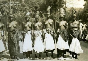 Tanečnice, Sierra Leone, 20. století od Unbekannt