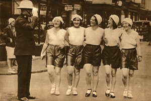 Ženy v šortkách, 1930, 1933. od Unbekannt