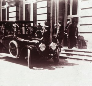 Woodrow Wilson a král Albert I., c1914-c1918 od Unbekannt