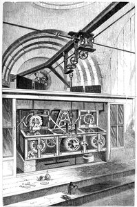 Pracovní části hodin na Royal Exchange, Londýn, 1866 od Unbekannt