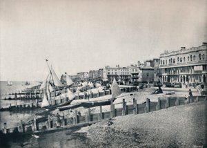 Worthing - Celkový pohled na frontu, 1895 od Unbekannt