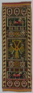 Tkaná přikrývka na truhlu nebo postel, 1700s. od Unbekannt