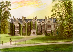 Wroxton Abbey, Oxfordshire, domov rodiny North, c1880 od Unbekannt