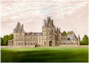 Wynnstay, Denbighshire, Wales, domov Baronet Williams-Wynn, c1880 od Unbekannt