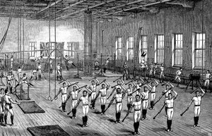 Gymnasium YMCA, Longacre, Londýn, c1888 od Unbekannt