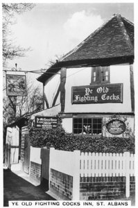 Ye Old Fighting Cocks Inn, St Albans, Hertfordshire, 1937 od Unbekannt