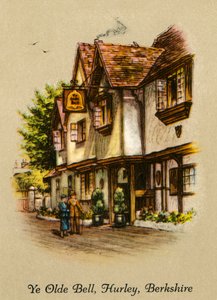 Ye Olde Bell, Hurley, Berkshire, 1936. od Unbekannt