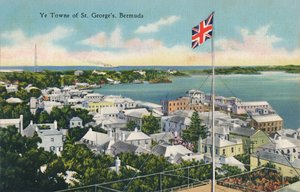 Ye Towne of St. Georges, Bermudy, počátek 20. století. od Unbekannt