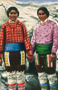 Mladé Inuitky, Grónsko, c1928. od Unbekannt