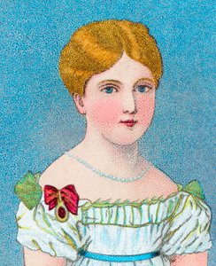 Mladá královna Viktorie, poté princezna Alexandrina Viktorie z Kentu, c1829 c1902 od Unbekannt