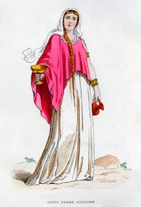 Mladá žena Galie, 1882-1884 od Unbekannt