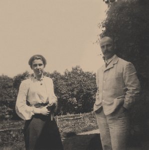 Jurij Alexandrovič Olsufjev 1878-1938 s manželkou Sophií Vladimirovnou, 1900 od Unbekannt