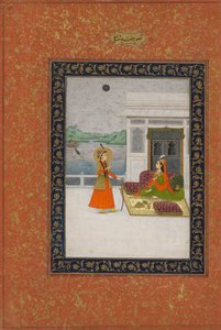 setkání Yusuf a Zulaykha, c. 1764. od Unbekannt