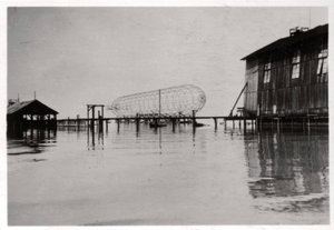 Zeppelin LZ 6 ve výstavbě, Německo, 1909 1933 od Unbekannt