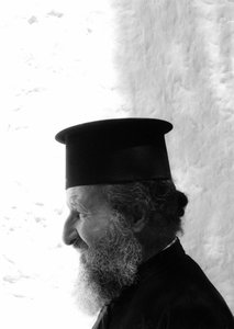 kněz pravoslavné církve na Krétě (papež) Kréta 1985 od Unbekannt