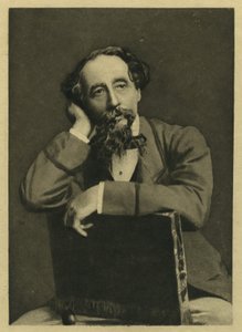 Charles Dickens, portrét po fotografii od Herberta Watkinse (nar. 1828) (mezzotinta) od Unbekannt Unbekannt
