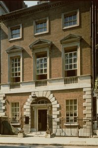 Vchod na Berkeley Square č. 44, Londýn od Unbekannt Unbekannt