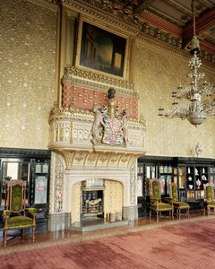 Interiér benátského salonu, Carlton Towers, Yorkshire od Unbekannt Unbekannt