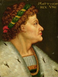 Matthias I, Hunyadi (olej na papíře) od Unbekannt Unbekannt