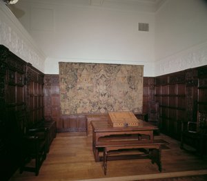Panelová výstavní místnost ve Victoria and Albert Museum od Unbekannt Unbekannt